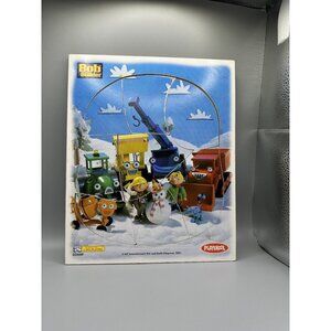 2001 Playskool Toddler Wooden Tray Puzzle Bob the Builder 8 Pieces Vtg Xmas READ